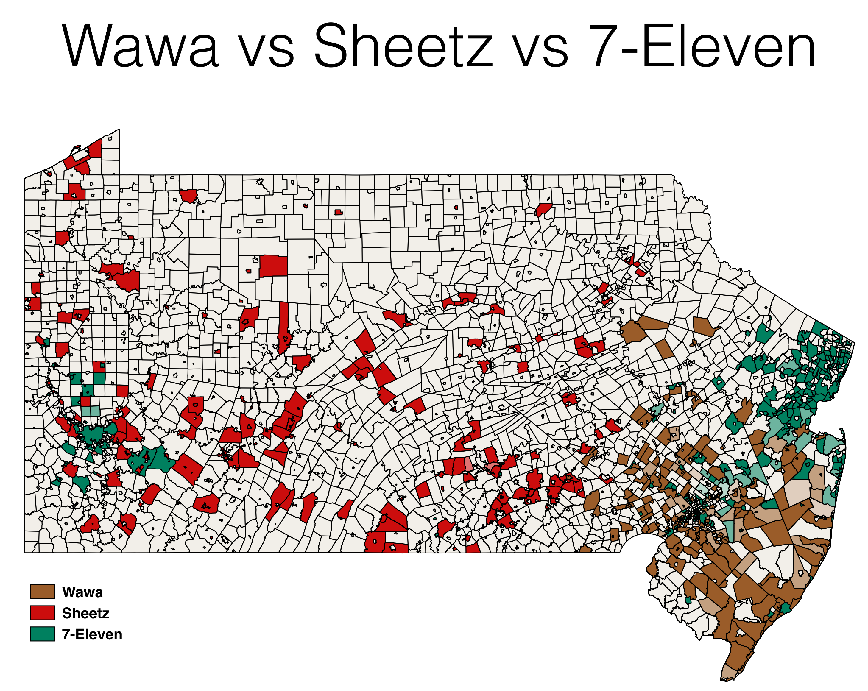 Wawa Sheetz 7-Eleven